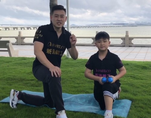 【新濠義工顯愛心-兒童才藝網上學】  姿態健美操